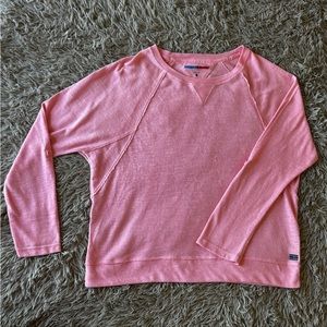 Tommy Hilfiger Sport womens L adjustable sleeve 3/4 & long pink shirt top